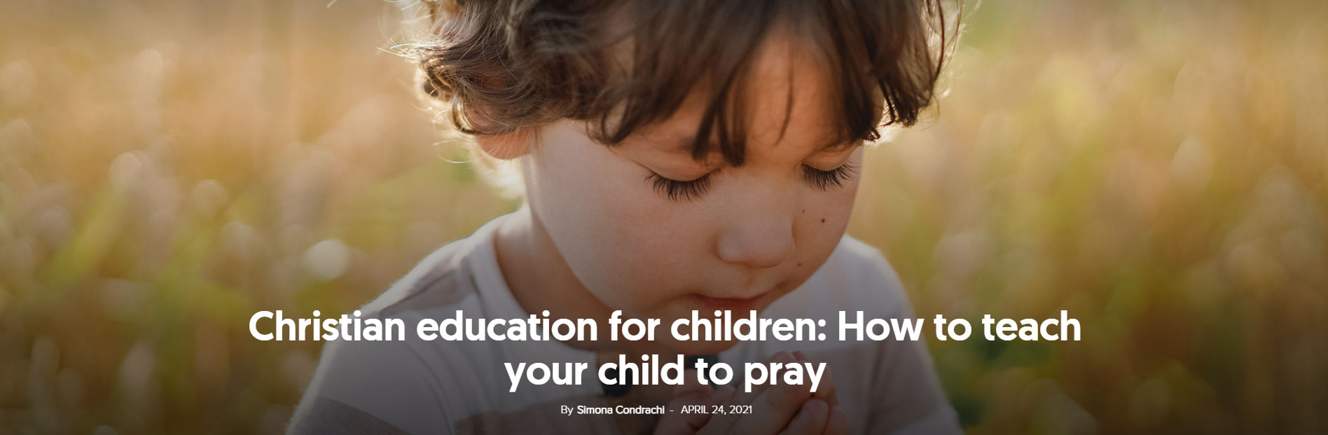 children education pray