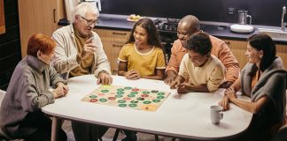 Cardboard therapy tabletop gaming