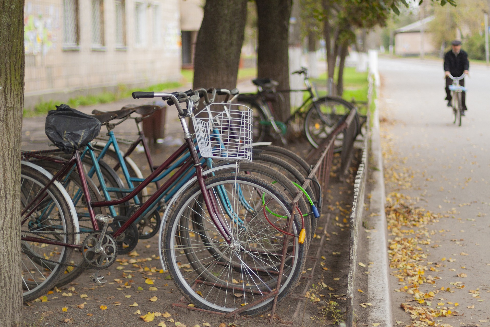 bike parking lot