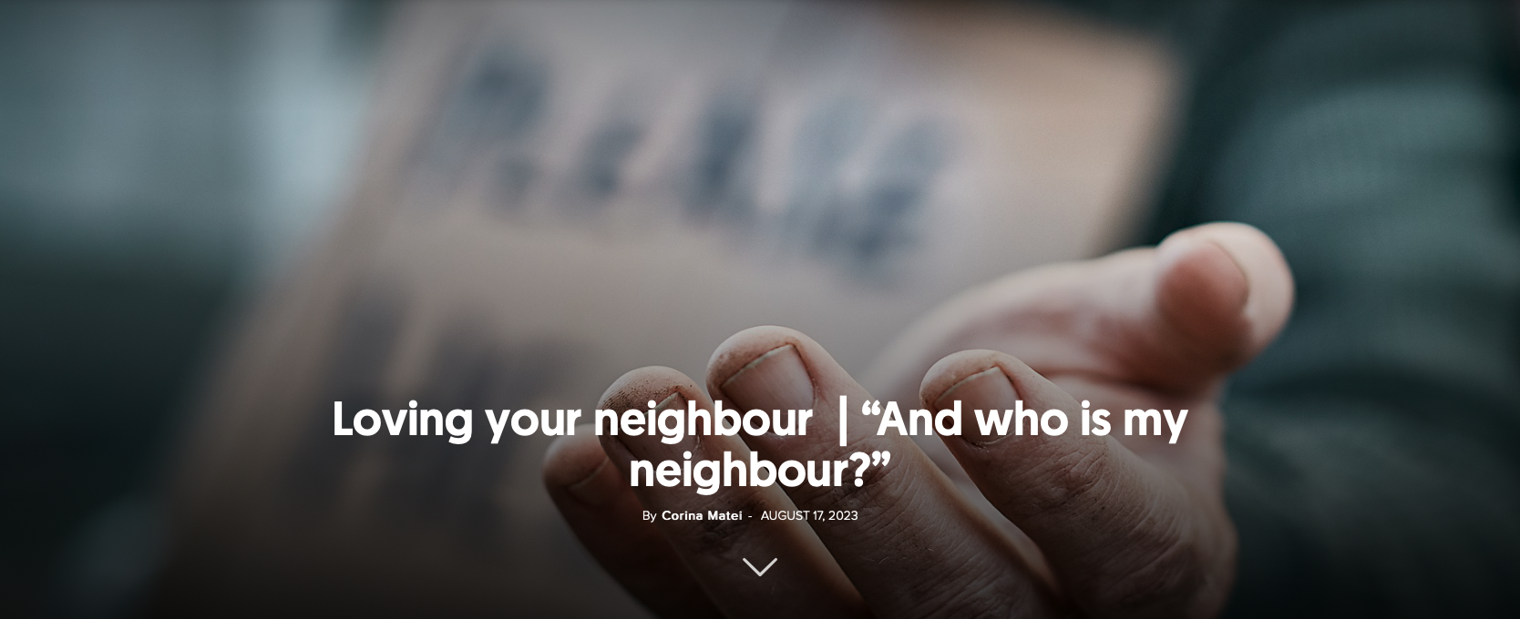 Why our neighbor is the key to understanding God